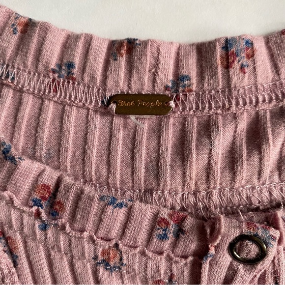 Free People Heart to Heart Henley Mauve S - Picture 10 of 12